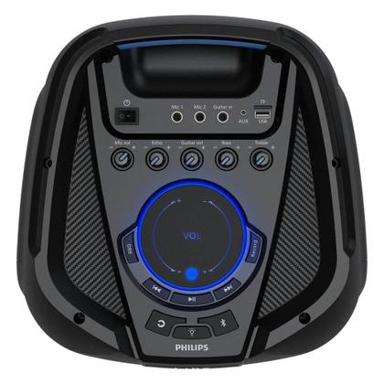 Imagem de Caixa de Som Amplificada Philips Party Speaker TAX4209/78  Entrada AUX, Rádio FM, Bluetooth, 1300W RMS, Preto