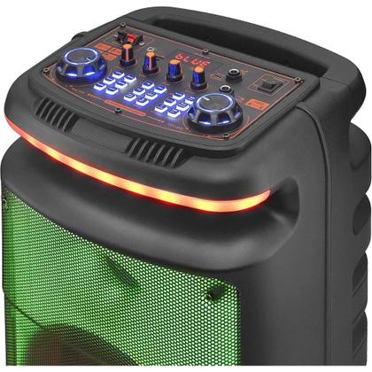 Caixa De Som Amplificada Portátil Trc, Bluetooth, 1300w, Microfone