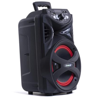 Imagem de Caixa de Som Amplificada Preta Bivolt Bluetooth Aca 255 Hit 250w Amvox