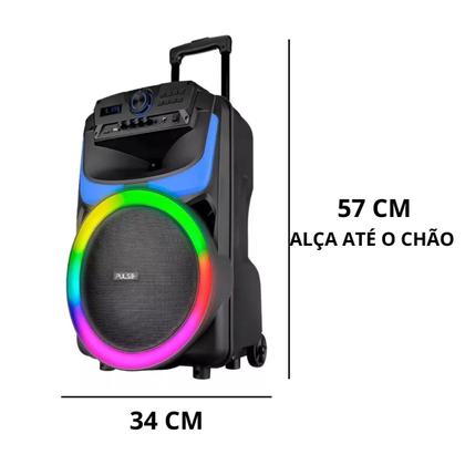 Caixa de Som Amplificada Pulse Burst 550W Bluetooth Bivolt