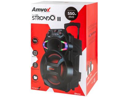 Imagem de Caixa de Som Amvox ACA 550 Strondo II - Bluetooth Amplificada 550W 12” USB com Tweeter