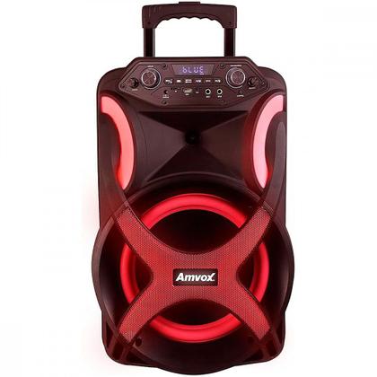Imagem de Caixa De Som Amvox Fantasy 680W Led Bluetooth USB AUX SD FM P10 Bivolt Preto - ACA 680