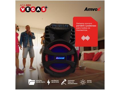 Imagem de Caixa de Som Amvox Power X ACA 880 - Bluetooth Ativa 880W