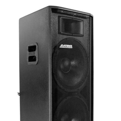 Imagem de Caixa de Som Ativa Dupla DATREL AT12X2 12” TITANIUM 400W Bluetooth