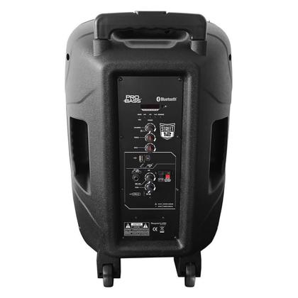 Imagem de Caixa de Som Ativa Pro Bass Street 12 400W RMS, Bluetooth/USB, LED, Preto - PBSTREET12 - Probass