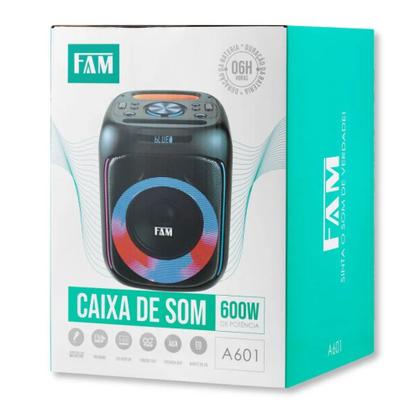 Imagem de Caixa de Som Bluetooth 600W - FAM - A601