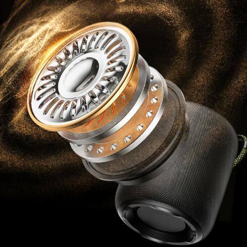 Imagem de Caixa de Som Bluetooth Awei KA13 TWS 8W Resistente à Água IPX5 com Luzes RGB Preto