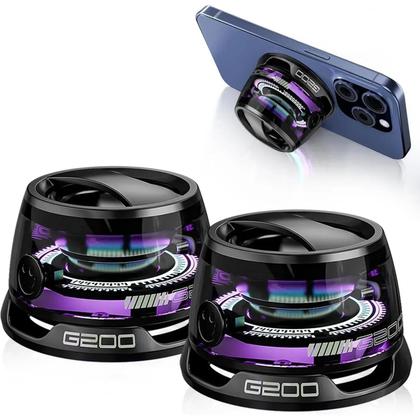 Imagem de Caixa De Som Bluetooth G200 Com Iluminação RGB BT5.3, Suporte Para Telefone, 7 Horas De Reprodução