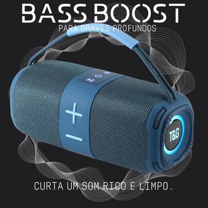 Imagem de Caixa De Som Bluetooth Grave Potente Ipx6 Resistente A Água