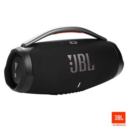 Imagem de Caixa De Som Bluetooth JBL Boombox 3 Preta Até 24h de Reprodução IP67 À Prova dágua 130W