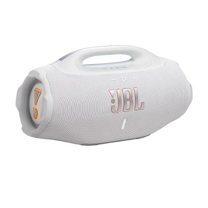 Caixa de Som Bluetooth JBL Boombox 4 Branca, Bateria de Até 34H à Prova dÁgua e Resistente a Poeira IP68 e...
