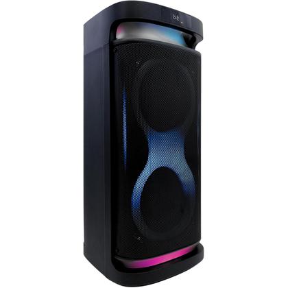 Imagem de Caixa de Som Bluetooth LED 160W RMS Bateria 4000mAh Compatível Entradas USB AUX Microfone e Guitarra