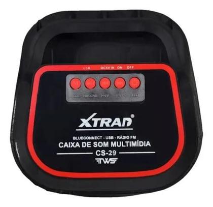 Imagem de Caixa De Som Bluetooth Multimídia Led Rgb Usb Fm Tws 50w Cs-29