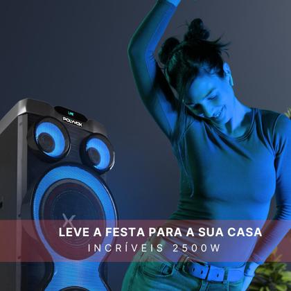 Imagem de Caixa de Som Bluetooth Polyvox TWS Torre XT-2212T 2500W