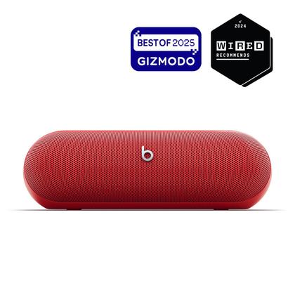 Imagem de Caixa de Som Bluetooth Portátil Beats Pill - Bateria de 24H - Vermelha