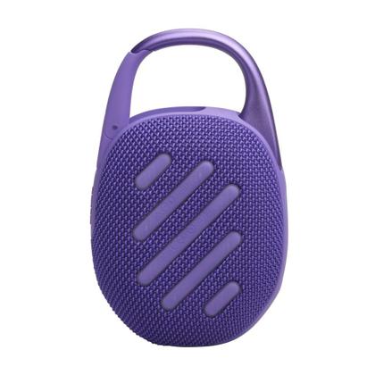 Caixa de Som Bluetooth Portátil JBL Clip 5 Roxa - Caixa de Som