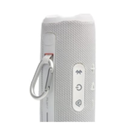 Imagem de Caixa de Som Bluetooth Portátil JBL Flip 7, 35W RMS, À Prova d'Água IP68, Bateria de 14h, Auracast, Branca - JBLFLIP7WHTBR