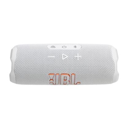 Imagem de Caixa de Som Bluetooth Portátil JBL Flip 7, 35W RMS, À Prova d'Água IP68, Bateria de 14h, Auracast, Branca - JBLFLIP7WHTBR