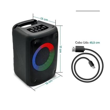 Imagem de Caixa de Som Bluetooth Portatil Kapbom Kap-8902 10w Wirelees