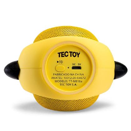 Imagem de Caixa de Som Bluetooth Sound Toons Lulu Tectoy Amarelo