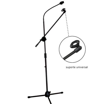 Imagem de Caixa de Som Bluetooth XC-812T 600W + 2 Mic sem Fio Polyvox + Tripé/ Suporte para Microfone