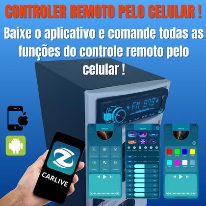 Imagem de Caixa de som bob residencial amplificada 450w bluetooth 110 220v com falantes de 6 polegadas bomber