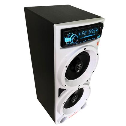 Imagem de Caixa de som bob residencial amplificada 450w bluetooth 110 220v com falantes de 6 polegadas bomber