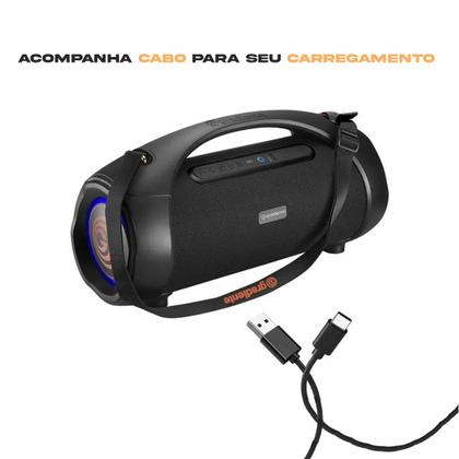 Imagem de Caixa de som Boombox Intense Gradiente GSP300 Bluetooth USB 100W Amplificada Potente Portátil com Tweeter