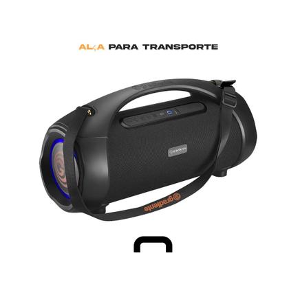 Imagem de Caixa de som Boombox Intense Gradiente GSP300 Bluetooth USB 100W Amplificada Potente Portátil com Tweeter