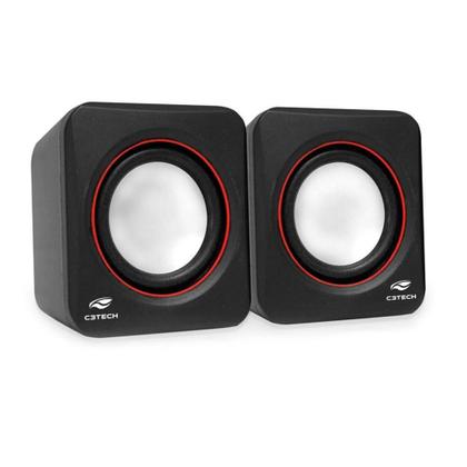 Imagem de Caixa de Som C3 Tech 2.0 Portátil 3W RMS Preta - SP-301BK