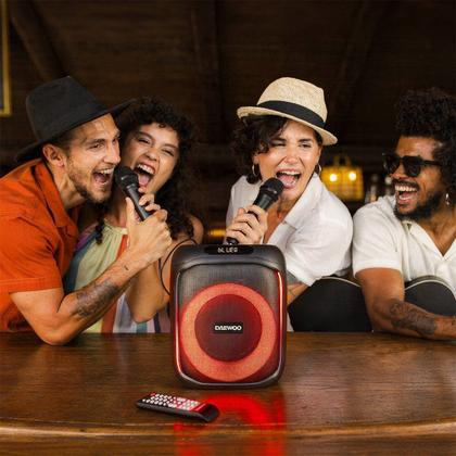 Imagem de Caixa de Som Daewoo Powerbox 400 DW621 Bluetooth Amplificada Portátil 90W