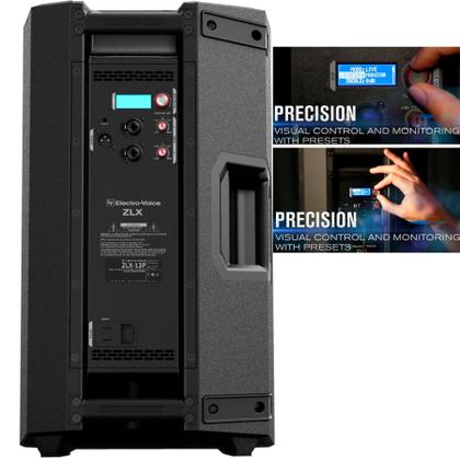 Caixa de Som Electro Voice Ev Zlx 12p 1000w Ativa - Caixas de Som