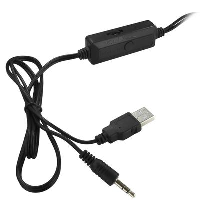 Imagem de Caixa de Som Gamer Com LED RGB Para PC e Notebook Evus 6W RMS plug P2 AS-225D Color Wave