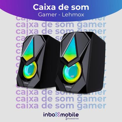Imagem de Caixa de Som Gamer USB Alto Falante Para PC Notebook Potente