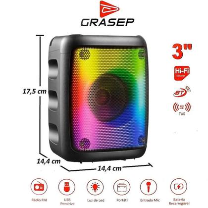 Imagem de Caixa de Som Grasep D-3139         