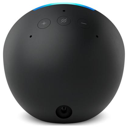 Imagem de Caixa de Som Inteligente Alexa Echo Pop com Assistente Virtual, Bluetooth, WiFi, Compatível com Spotify, Deezer e Amazon Music, Preto