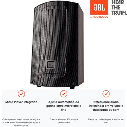 Imagem de Caixa de Som Jbl Ativa Max 12 350w Rms Bluetooth USB