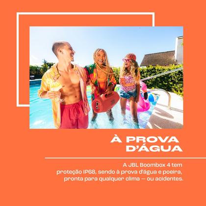Imagem de Caixa de Som JBL, Boombox 4 210W Bluetooth Laranja