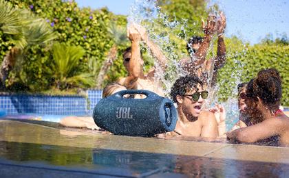 Imagem de Caixa de Som JBL Boombox 4 Laranja Bluetooth Até 34h de Bateria