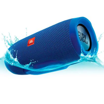 Caixa De Som JBL Charge 3 - Azul - JBL - Caixa de Som Bluetooth