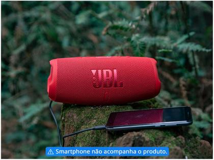 Caixa de Som JBL Charge 5 Bluetooth Portátil - 40W com Tweeter