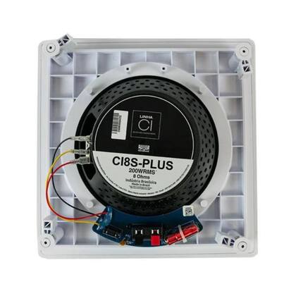 Imagem de Caixa De Som Jbl Ci8s Plus Arandela de Embutir Quadrada 200w Rms