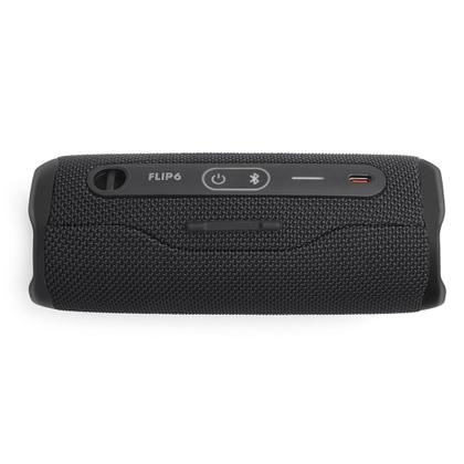 Caixa de som JBL Flip 6 portátil à prova d'água -preta/black