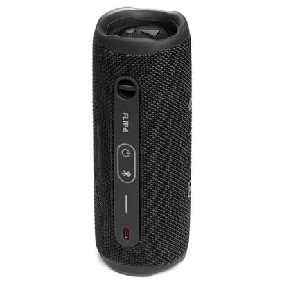 Caixa de som JBL Flip 6 portátil à prova d'água -preta/black