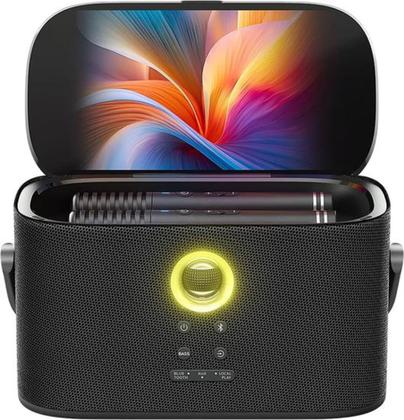 Imagem de Caixa de som Karaokê Joog Shell S2 140W Tela 8" 2x Microfones sem fio