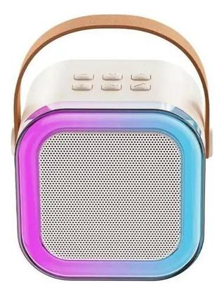 Imagem de Caixa De Som Karaokê Portátil Rgb, Microfone/efeito De Voz