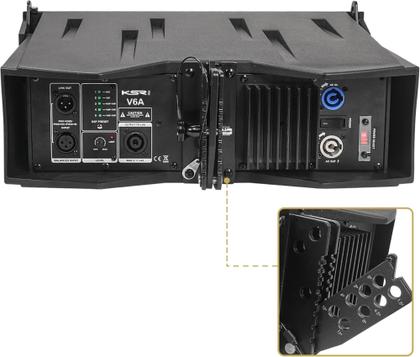Imagem de Caixa De Som Line Array ATIVA KSR PRO 2X6,5 2XTI 480W V6A