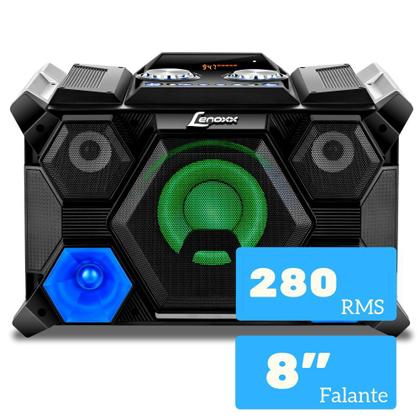 Caixa de Som Mini System Lenoxx MS8500 - 280w Microfone - Mini