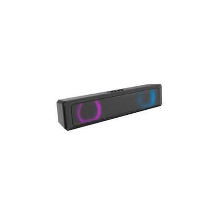 Imagem de Caixa De Som Multimídia Hi-Fi Para Pc Notebook Tv Smart Led Rgb Usb P2