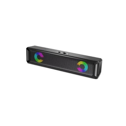 Imagem de Caixa De Som Multimídia Hi-Fi Para Pc Notebook Tv Smart Led Rgb Usb P2